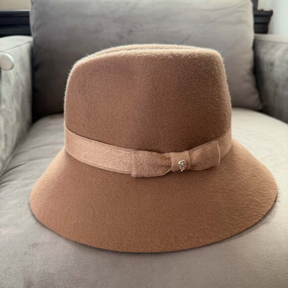 Helen Kaminski Orpella Cashmere Fedora in Camel main image 5